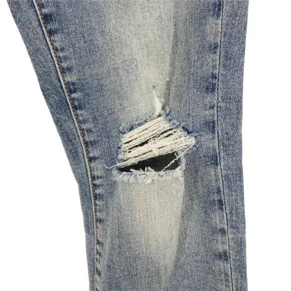 BLANKNYC Ankle Skinny Jeans The Bond Mid Rise Medium Wash Distressed Denim - Picture 4 of 9